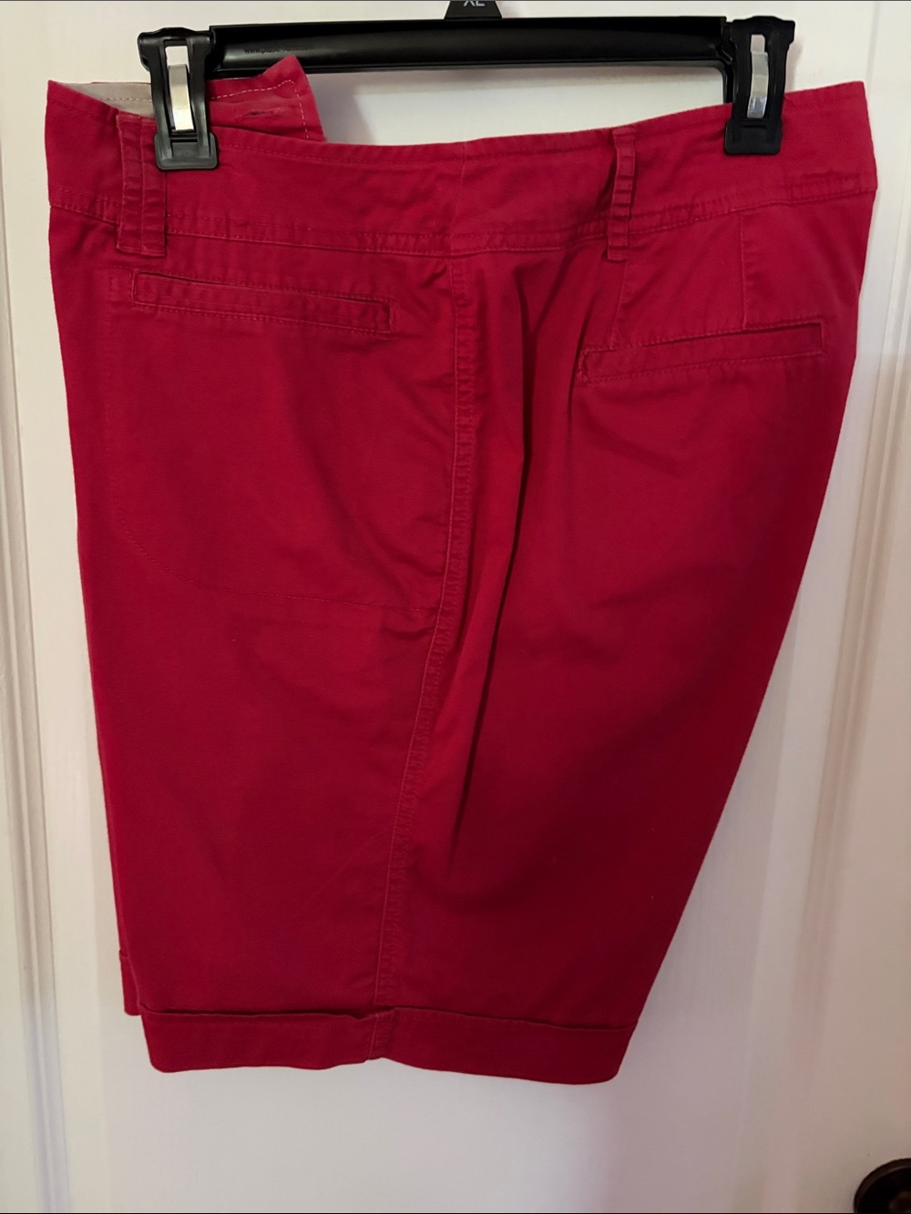 Bright Red Casual Skirt